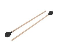 Yinhing Mallet Marimba, Mallet Timpani con Filato a Manico in Acero Parti Marimba, Drum Percussion per le Percussioni Suonando (BLACK)