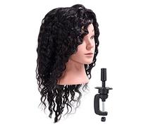 Yinhing Manichino Parrucchiere Fibra Alta Temperatura Modello per | Trucco per capelli sintetico termico adatto per il taglio della permanente, ideale per gli studenti del salone, i barbieri,