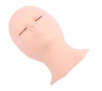 Yinhing Manichino per Ciglia per Extension Ciglia Pratica Modello Sostitutivo in Silicone di Alta qualità con Palpebra a Piega Singola per Formazione Professionale e Applicazione Artistica