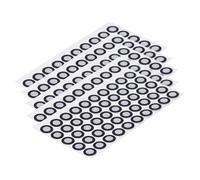 Yinhing Marcatore per Scansione 3D Riflessione 3D Tracciamento Ottico 50 Pezzi per Foglio 15 Fogli Pellicola Riflettente 6 Mm di Diametro Interno 10 Mm con Pellicola Adesiva