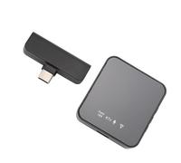 Yinhing Microfono Lavalier con Cancellazione del Rumore, Microfono a Clamp/Holder per Registrazione Video Plug Play di Tipo C, Ideale per Interviste, Design Leggero e Portatile