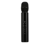 Yinhing Microfono Portatile con Riduzione del Rumore Microfono Stereo per Karaoke Ideale per Smartphone e PC Registrazione di Alta qualità Design Leggero per Feste Ed Eventi (BLACK)