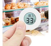 Yinhing Misuratore di umidità, Termostato per Casa con Display LCD Igrometro Termometro ABS Termometro Digitale per Uso Domestico e Professionale (WHITE)