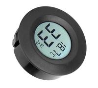 Yinhing Misuratore di umidità, Termostato per Casa con Display LCD Igrometro Termometro ABS Termometro Digitale per Uso Domestico e Professionale (BLACK)