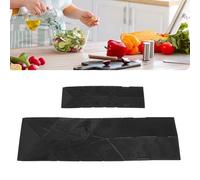 Yinhing Misurini Piatti 3 in 1, Utensili Cucina Pieghevoli per Cucinare, con Set di Cucchiai Grandi e Piccoli, Realizzati in Materiale PP Resistente, Salvaspazio Facile Pulire (BLACK)