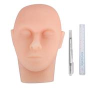 Yinhing Modello Facciale per Sutura della Pelle Accessorio per la Pratica di Addestramento Chirurgico in Silicone Morbido per Studenti e Professionisti Ideale per Esercizi di Sviluppo di abilità Ed