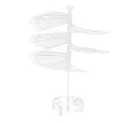 Yinhing Nail Art Color Chart Display Stand 120 Sticks Spiral Fan Shaped | 120 punte per unghie in PP a forma di ventaglio rotante per l\'organizzazione di smalti gel per saloni, strumento di