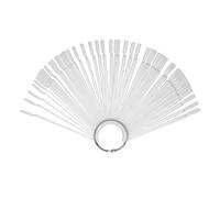 Yinhing Nail Art Fan Wheel Polish Practice Tip Sticks Set di Decorazioni di Design in Plastica di Alta qualità per gli Appassionati di Nail Art Professionali o per Uso Domestico Rosa