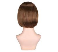 Yinhing Parrucca Corta Bob Parrucche per Capelli Umani Parrucca Bob con Fascia Elastica Regolabile Calore 160 G per Trucco Donna per Performance Cosplay (Colore assortito)