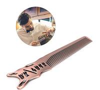 Yinhing Pettine per Massaggio del Cuoio Capelluto in Alluminio Pettine per Capelli Antistatico Districante Premium Strumento per lo Styling per Tutti i di Capelli Maniglia Ergonomica ()