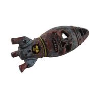 Yinhing Piccola Decorazione per Testata Nucleare con Graffiti Unici e Sorprendente Decorazione di Bomba a Scheletro Nucleare per Feste a Tema Halloween e Decorazioni per la Casa (1 3)