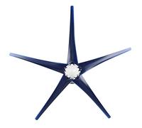 Yinhing Piccolo Generatore Eolico da 800 W con 5 Pale Efficient Power Parts Kit per Ricarica Marina e Domestica Ideale per Soluzioni Energetiche off-Grid e Progetti di Energia Rinnovabile (Blue #19)