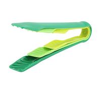 Yinhing Pinze per Pane in Plastica Multifunzionali da 3 Pezzi Pinze per Alimenti Versatili per Dolci e Cotture Domestiche, Ideali per Servire Grigliate e Preparazione del Cibo (GREEN)