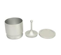 Yinhing Pressa per Anelli di Dosaggio Raccoglitrice di Polvere di caffè Volante in Lega di Alluminio per Forniture di caffè 58 Mm Grigio Strumento Essenziale per Baristi e Amanti del per la (#2)