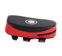 Yinhing Professionale Muay Thai Punch Pad Triplo Strato Addensato Bersaglio per Boxe MMA Kickboxing Allenamento Strappo in Pelle PVC con Spugna Ad Alta densità (Striscia Rossa)