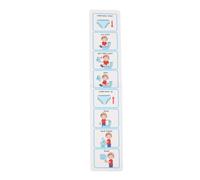 Yinhing Programma Visivo per L'Addestramento Al Vasino Tabella di Addestramento per la Toilette in Plastica PVC per Bambini con ADHD e Autismo Tabella di Routine Autoadesiva per Aule
