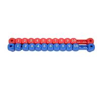 Yinhing Puck e Paddle Tabellone Segnapunti Multifunzione per Calcio Balilla e Biliardo 2 Pezzi Rosso Blu Unità di Punteggio per Biliardino per Bambini