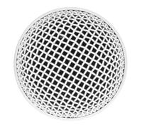 Yinhing Rete di Ricambio per Griglia del Microfono per SM58S BETA58 SA M30 in Acciaio con Parabrezza Integrato Adatto Alla Maggior Parte dei Microfoni (WHITE)