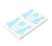 Yinhing Riutilizzabili Forme per Unghie Blu 100 Pezzi PVC | Formine per unghie in PVC riutilizzabili 100 pezzi autoadesive contrassegnate con numeri di lunghezza adatte per salone e