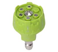 Yinhing Rondella di Pressione 6 in 1 Multifunzionale Tappo di Ugello Regolabile Interfaccia Collegare la Punta per L'irrigazione da Giardino (GREEN)