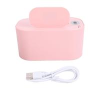 Yinhing Scalda Salviettine Umidificate Portatile Ad Alta capacità, Alimentato Tramite USB, Ideale per Viaggi e Uso Domestico, Colore Rosa, in Materiale ABS, Dimensioni 20x9,8x12 c