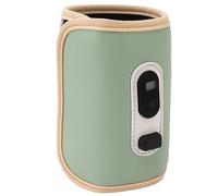 Yinhing Scaldabiberon USB con Display Digitale Temperatura a 5 velocità Riscaldamento Portatile per Latte e Bevande Materiale Sicuro per i Nuovi Genitori Verde (GREEN)