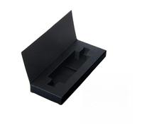 Yinhing Scatole per Profumi 10 Pacchetti Basella di Carta Elegante Nera con Slot per Bottiglie di Profumo 6x8x1.6cm