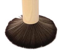 Yinhing Scopa per Capelli con Manico in Legno Spazzola per Collo | manico in legno fibra ultra morbida rimuove i capelli sciolti ideale per il salone e l\'uso domestico design compatto e