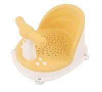 Yinhing Sedia da Doccia Pieghevole per Neonati, Vasca da Bagno in PP Delicata Sulla Pelle, con Ventose Antiscivolo, Manico Staccabile, Ideale per l'uso Domestico in Viaggio (YELLOW)
