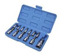 Yinhing Set di Chiavi a Bussola con Punte Esagonali da 13 Pezzi con Cassetta degli Attrezzi - Unità da /4" 3/8" /2" per Manutenzione e Riparazione Automatica Kit di Strumenti Versatile per Chiavi a