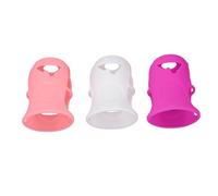 Yinhing Set di Custodie per Bottiglie in Silicone da 3 Pezzi, Coperture in Silicone Infrangibili per 8 Bottiglie di Vetro Versate in Bianco e Colori Carini (Bianco+Ros Viola)