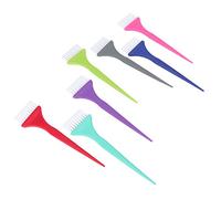 Yinhing Set di Pennelli per Tintura dei Capelli 7 Pezzi, Strumento per lo Styling dei Capelli con Spazzola Morbida a Manico Lungo con Punta Rotonda, per la Colorazione (pettine per tinture per