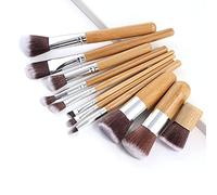 Yinhing Set di Pennelli per Trucco con Manico Professionale 11 Pezzi per Viso e Occhi Pennelli Cosmetici Premium per Sfumare Contorni Ed Evidenziare Strumenti di Bellezza Essenziali per gli Amanti