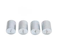 Yinhing Set di Peso, Pesi Sospesi Design a Doppio Gancio 4pcs 200g Laboratorio di Laboratorio in Acciaio Cromatico per Esperimenti di Insegnamento delle Scuole Domestiche