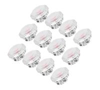 Yinhing Set di Pulsanti Professionale POM da 12 Pezzi per Joystick 29,8 Mm Trasparente per 6 e Altre Piattaforme di Gioco (#4)