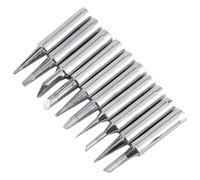 Yinhing Set di Punte per Saldatore in Rame da 10 Pezzi Compatibili con Stazioni di Saldatura 936 937 938 969 8586 852D Puntali di Dimensioni Multiple per Esigenze di Saldatura Versatili (Punta del