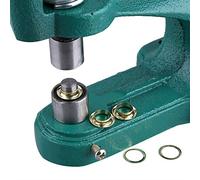 Yinhing Set di Punzonatrici a Pressione Manuale con 900 Pezzi di Occhielli, Occhielli, Rivetti, Elementi di Fissaggio Nelle Dimensioni di 6 Mm, 10 Mm e 12, per Progetti Artigianali, Laboratori Fai