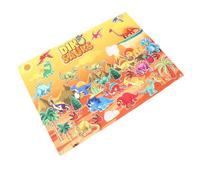 Yinhing Set di Storie di Dinosauri in Feltro 37 Pezzi di Feltro Vivaci per la Classificazione dei Dinosauri in età Prescolare Esperienza di Narrazione Coinvolgente Kit di Gioco per l'apprendimento