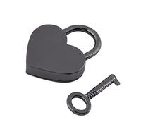Yinhing Simpatico Lucchetto a Forma di Cuore con Amore Piccolo Lucchetto per Diario e per Bagagli con Chiavi Proteggi i Tuoi Segreti con le Figlie Ideali per Portagioie e Oggetti da Collezione
