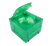 Yinhing Sostituzione Guscio Console di Gioco per GC DOL 001 DOL 101 Design 'alloggiamento della Console di Gioco Premium Trasparente Verde Intenso Adatto Alla Tua Migliora l'esperienza di con un