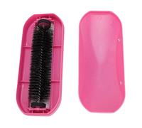 Yinhing Spazzola per Spazzare le Briciole Portatile Riutilizzabile, Raccoglitore di Detriti Lavabile, Efficace per Rimuovere Pelucchi di di Animali Domestici, per Biancheria Letto, (Rosa rossa)