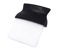 Yinhing Spazzola Professionale per la Pulizia dei Capelli Collo Largo Spolverino Barbiere Taglio dei Capelli Stilista Strumento per Salone Morbido PP Bianco Nero 12,8x10 Cm 1 Pz