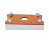 Yinhing Staffa Scanalata per Macchina da Taglio da 65 Mm 2 Nella Base per Legno/plastica/impiallacciatura Strumento di Localizzazione per Scanalatura del Router in Lega di Alluminio