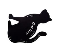 Yinhing Stencil, Stencil per Trucco Occhi a Forma di Gatto per Feste e Scene Speciali, con Materiale PVC Opaco Riutilizzabile, Adatto Alla Maggior (Modello multifunzionale per il trucco degli occhi