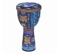 Yinhing Strumento a Percussione Djembe Portatile da 8 Pollici a Mano Africana con Modelli Artistici Vibranti Strumento Musicale per lo Sviluppo Iniziale e il Gioco nell'educazione Musicale (4)