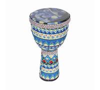 Yinhing Strumento a Percussione Djembe Portatile da 8 Pollici a Mano Africana con Modelli Artistici Vibranti Strumento Musicale per lo Sviluppo Iniziale e il Gioco nell'educazione Musicale (3)