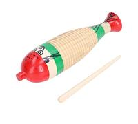 Yinhing Strumento a Percussione Guiro in Legno Giocattolo Musicale a Forma di Pesce Strumento Interattivo di Educazione Precoce per Bambini e Sviluppo del Gioco e del Ritmo