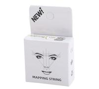 Yinhing Strumento per Misurare le Sopracciglia con Filo per Microblading per Mappatura delle Sopracciglia con Design Pre-inchiostrato Marcatura Simmetrica Accurata a Casa o in Salone (WHITE)