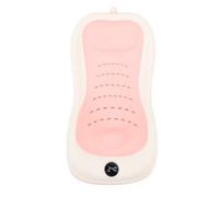 Yinhing Supporto da Bagno con Morbido Supporto per Vasca da Bagno Antiscivolo per Neonati e Bambini, Adatto Al Grembo Materno, Design Confortevole, Facile da Piegare per Riporlo (Roseo)