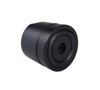 Yinhing Supporto Manuale Uomo Base in Lega di Alluminio Accessorio Elegante per la Toelettatura e l'organizzazione Elegante del Bagno (nero opaco)